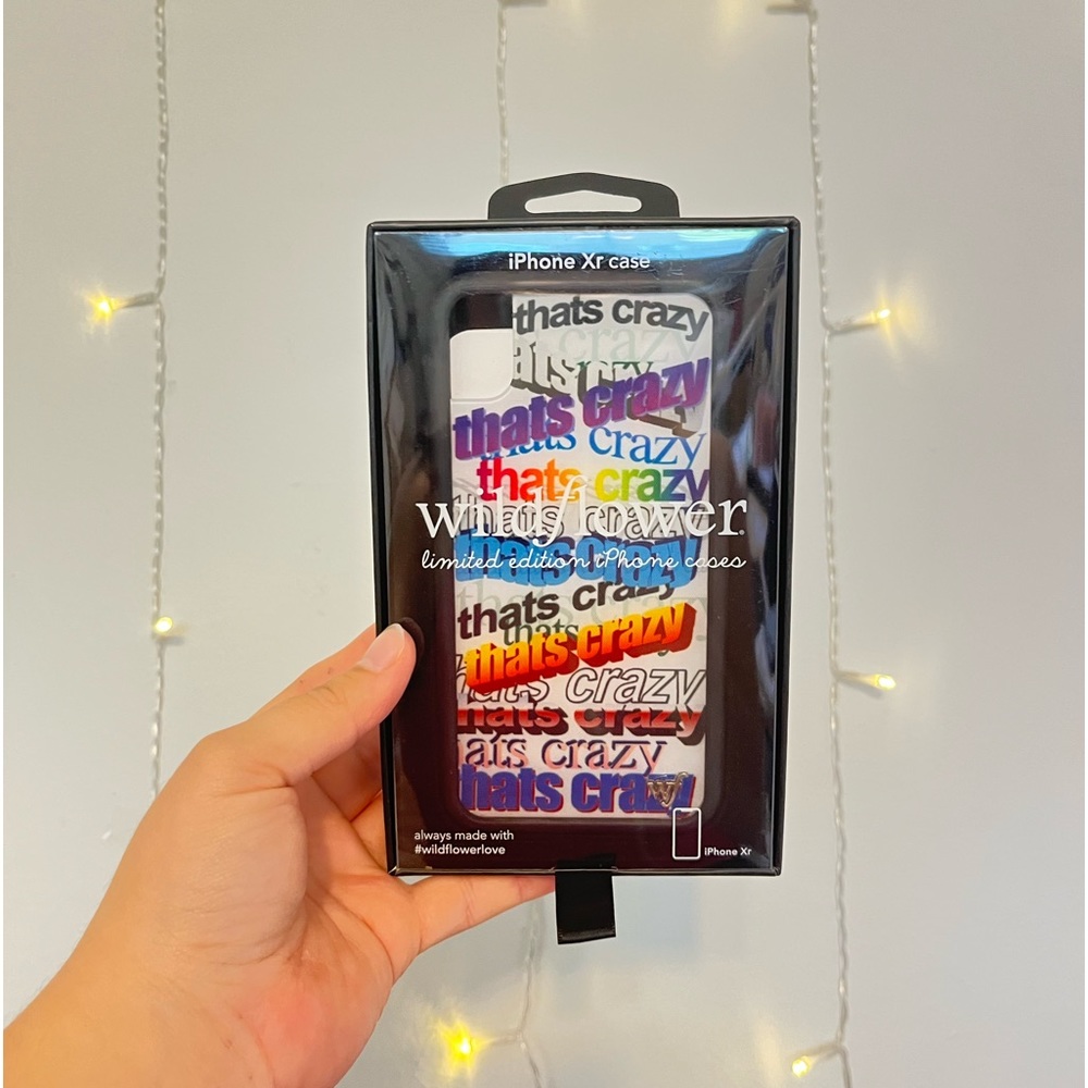 “That’s Crazy” Wildflower Case - iPhone XR (Original Packaging)